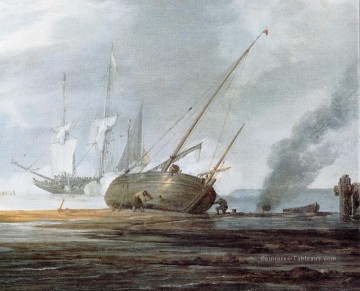  Velde Tableaux - sSeDet marin Willem van de Velde le Jeune Bateau paysage marin